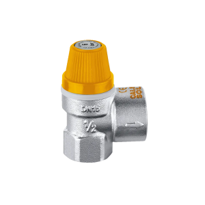 VÁLVULA SEGURANÇA SOLAR 1/2" X 3/4" 10 BAR CALEFFI 253040