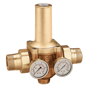 VÁLVULA REDUTORA DE PRESSÃO 5365 2" C/ MANÓMETRO BRONZE CALEFFI