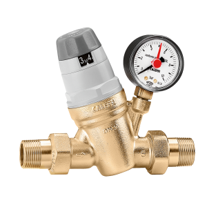 REDUTORA PRESSÃO.PRÉ-REG. 5350 1 1/2" C/MANÓMETRO CALEFFI