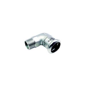 JOELHO M 15X1/2" AÇO INOX CRAVAR