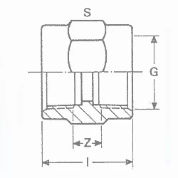 UNIÃO 1" PVC ROSCAR