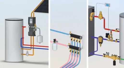 fixação calha técnica h2tubo